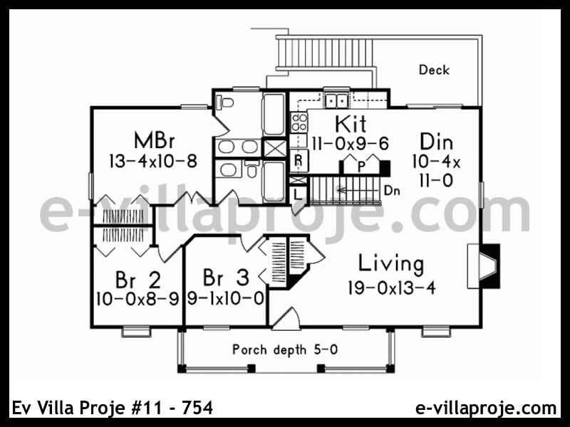 Ev Villa Proje #11 – 754 Ev Villa Projesi Model Detayları