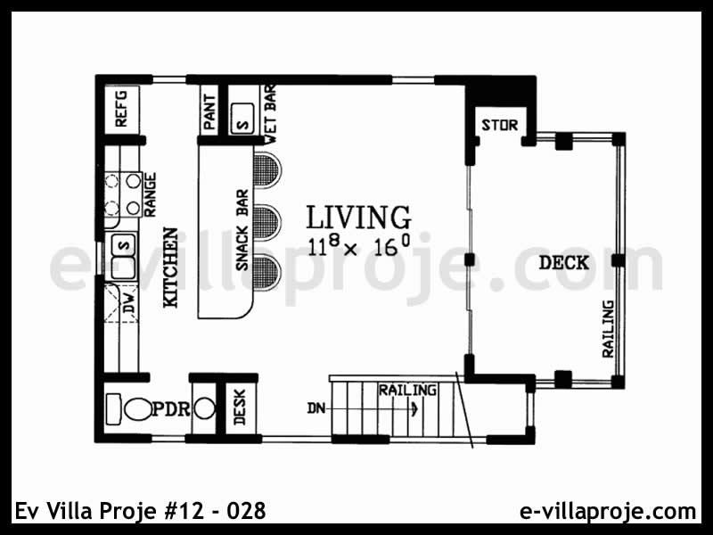 Ev Villa Proje #12 – 028 Ev Villa Projesi Model Detayları