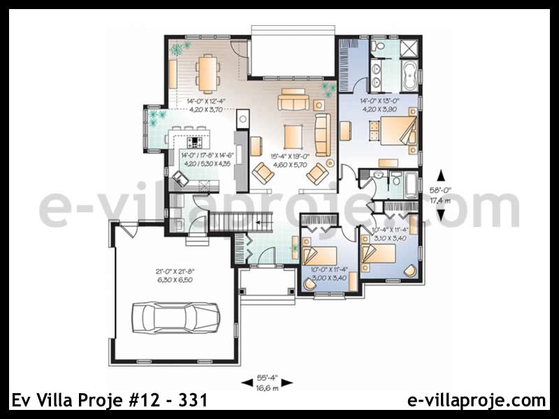 Ev Villa Proje #12 – 331 Ev Villa Projesi Model Detayları