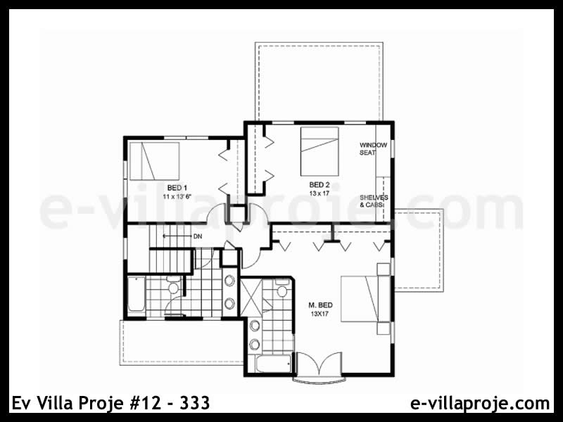 Ev Villa Proje #12 – 333 Ev Villa Projesi Model Detayları