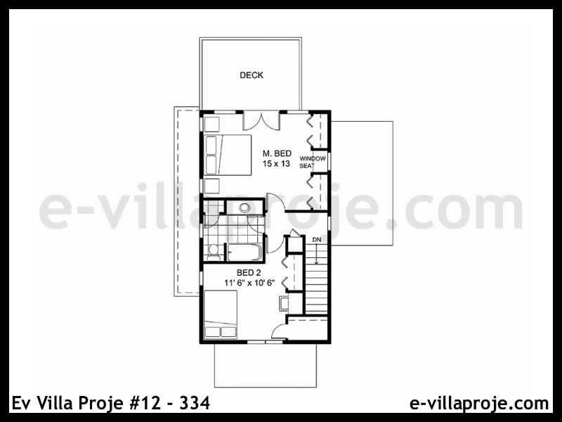 Ev Villa Proje #12 – 334 Ev Villa Projesi Model Detayları