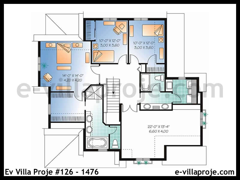 Ev Villa Proje #126 – 1476 Ev Villa Projesi Model Detayları