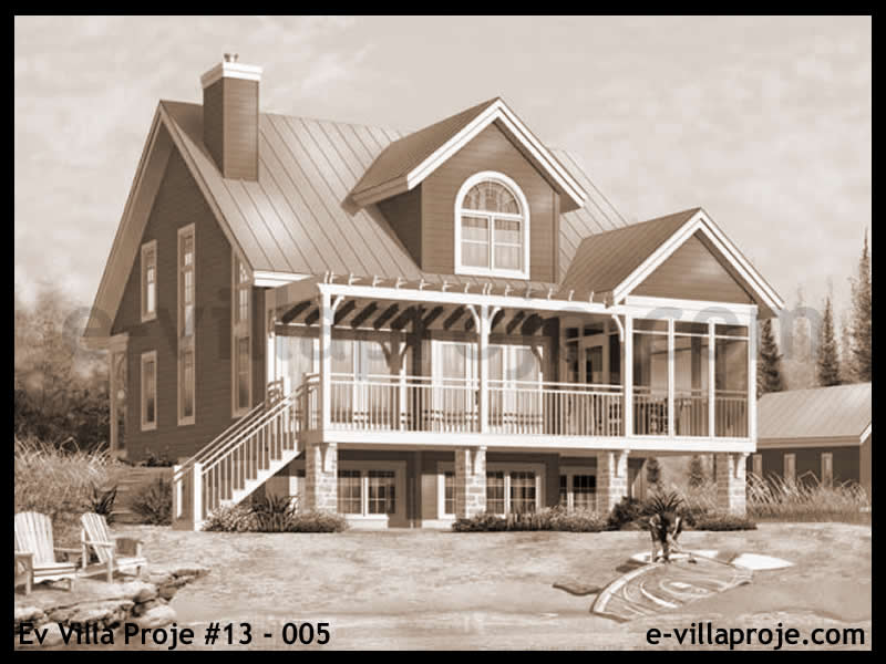 Ev Villa Proje #13 – 005 Ev Villa Projesi Model Detayları