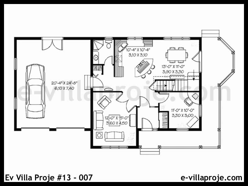 Ev Villa Proje #13 – 007 Ev Villa Projesi Model Detayları