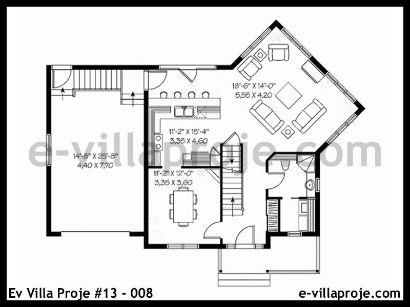 Ev Villa Proje #13 – 008 Ev Villa Projesi Model Detayları