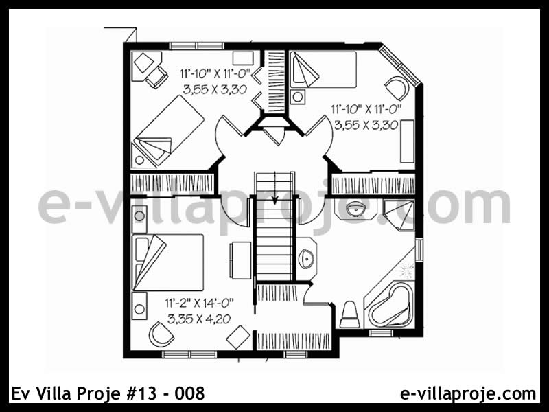 Ev Villa Proje #13 – 008 Ev Villa Projesi Model Detayları