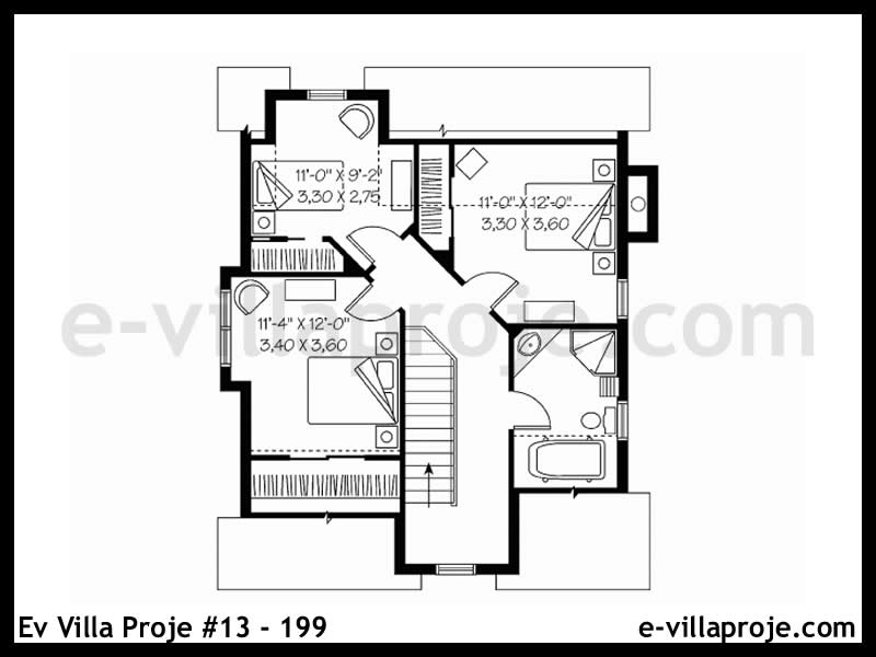 Ev Villa Proje #13 – 199 Ev Villa Projesi Model Detayları