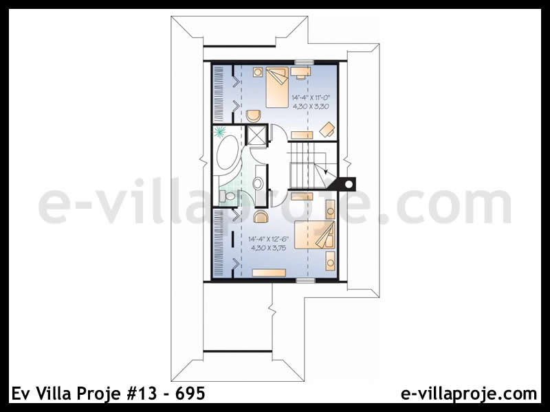 Ev Villa Proje #13 – 695 Ev Villa Projesi Model Detayları