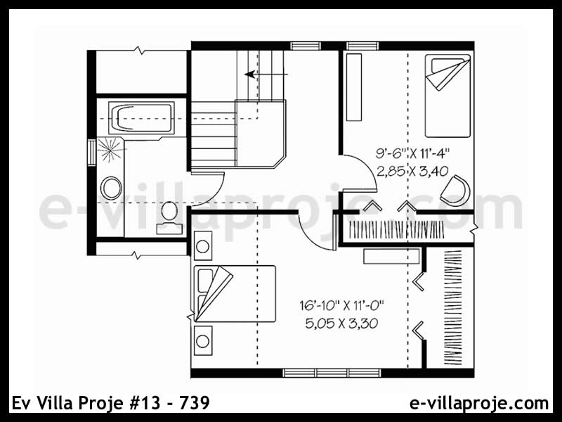 Ev Villa Proje #13 – 739 Ev Villa Projesi Model Detayları