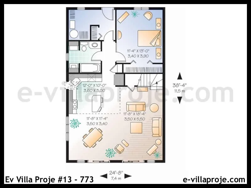 Ev Villa Proje #13 – 773 Ev Villa Projesi Model Detayları