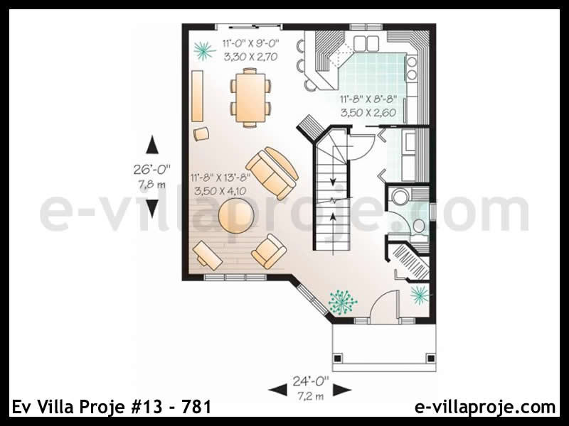 Ev Villa Proje #13 – 781 Ev Villa Projesi Model Detayları