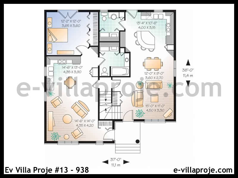 Ev Villa Proje #13 – 938 Ev Villa Projesi Model Detayları