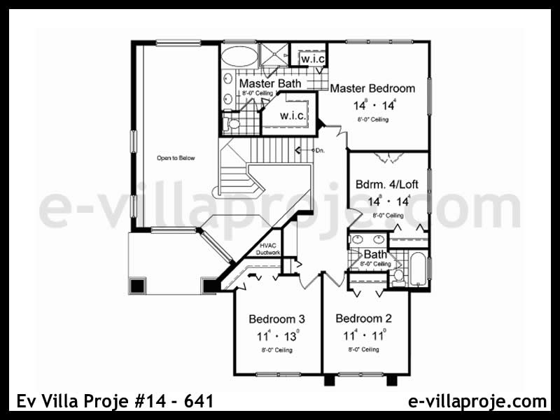 Ev Villa Proje #14 – 641 Ev Villa Projesi Model Detayları