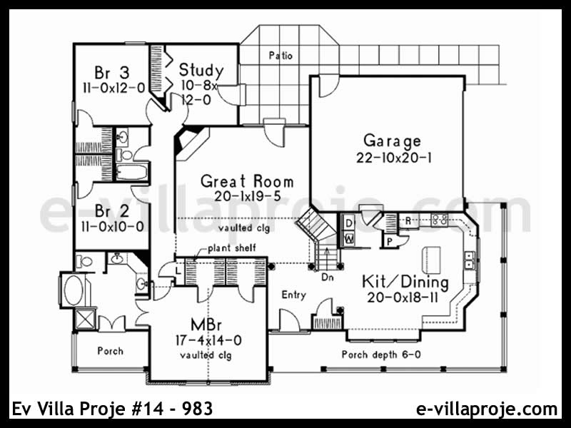 Ev Villa Proje #14 – 983 Ev Villa Projesi Model Detayları