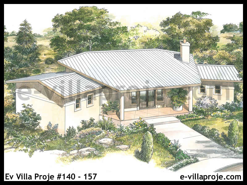 Ev Villa Proje #140 – 157 Ev Villa Projesi Model Detayları