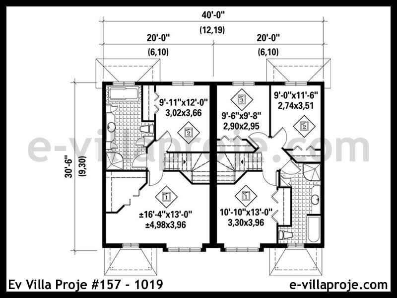 Ev Villa Proje #157 – 1019 Ev Villa Projesi Model Detayları