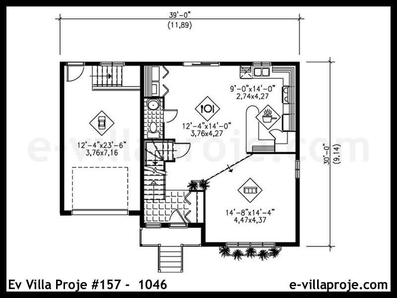 Ev Villa Proje #157 – 1046 Ev Villa Projesi Model Detayları