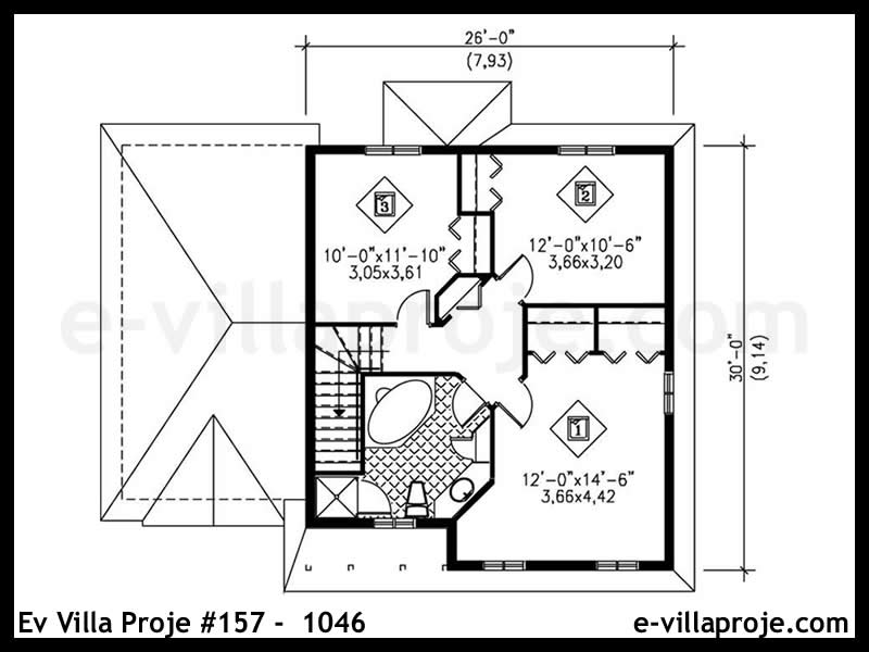 Ev Villa Proje #157 – 1046 Ev Villa Projesi Model Detayları