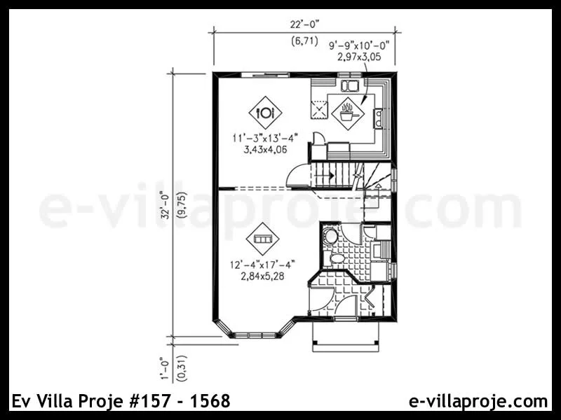Ev Villa Proje #157 – 1568 Ev Villa Projesi Model Detayları