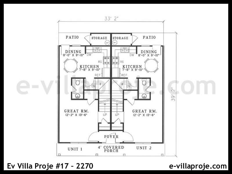 Ev Villa Proje #17 – 2270 Ev Villa Projesi Model Detayları