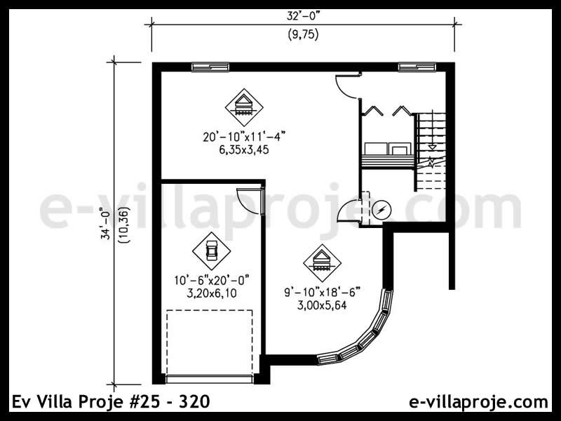 Ev Villa Proje #25 – 320 Ev Villa Projesi Model Detayları