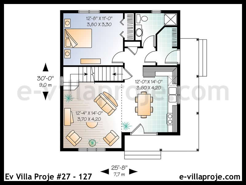 Ev Villa Proje #27 – 127 Ev Villa Projesi Model Detayları