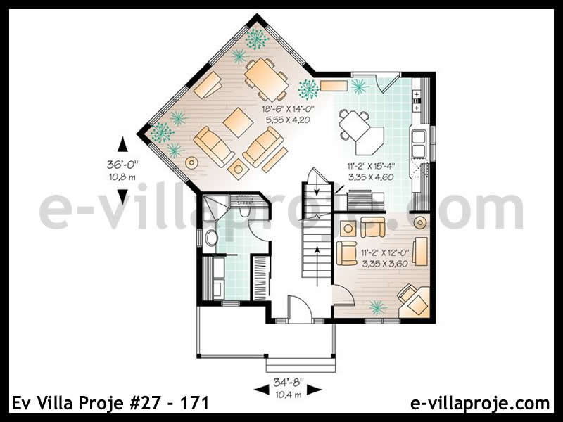 Ev Villa Proje #27 – 171 Ev Villa Projesi Model Detayları
