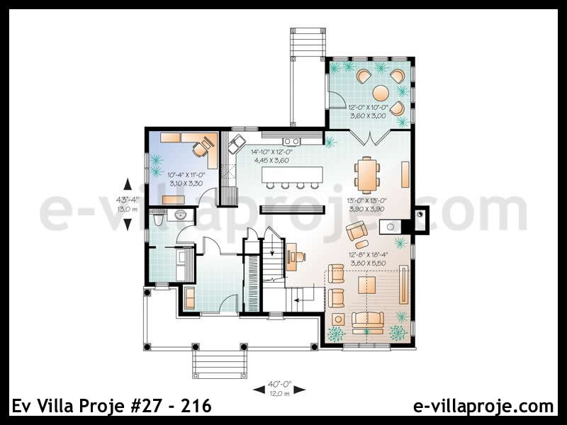 Ev Villa Proje #27 – 216 Ev Villa Projesi Model Detayları