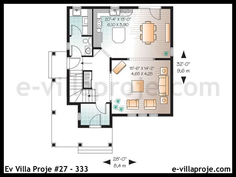 Ev Villa Proje #27 – 308 Ev Villa Projesi Model Detayları