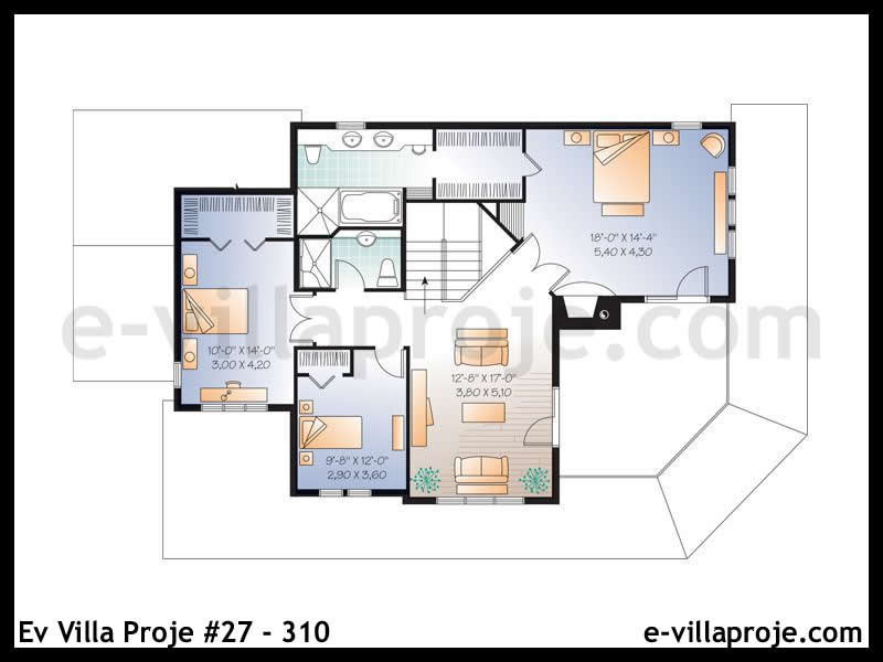 Ev Villa Proje #27 – 310 Ev Villa Projesi Model Detayları