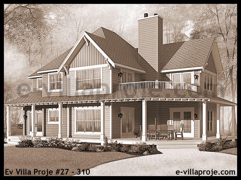 Ev Villa Proje #27 – 310 Ev Villa Projesi Model Detayları