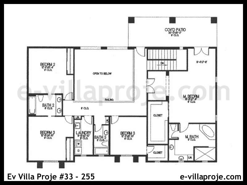 Ev Villa Proje #33 – 255 Ev Villa Projesi Model Detayları