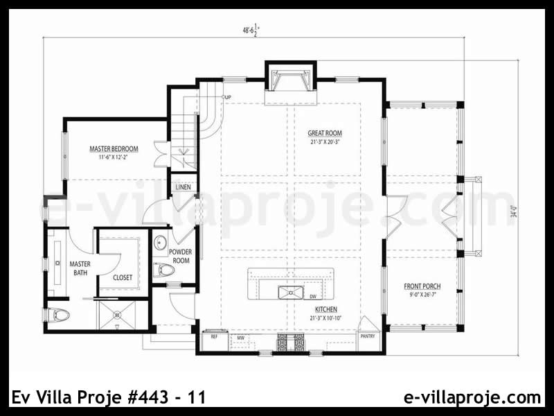 Ev Villa Proje #443 – 11 Ev Villa Projesi Model Detayları