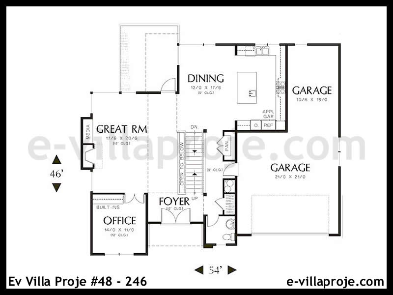 Ev Villa Proje #48 – 246 Ev Villa Projesi Model Detayları