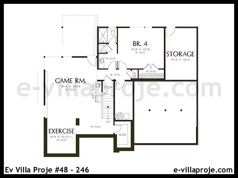 Ev Villa Proje #48 - 246 Çelik Ev Projesi - Görsel 4