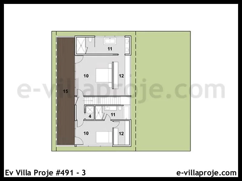 Ev Villa Proje #491 – 3 Ev Villa Projesi Model Detayları