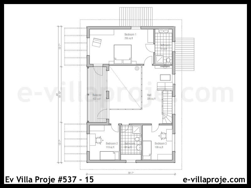 Ev Villa Proje #537 – 15 Ev Villa Projesi Model Detayları