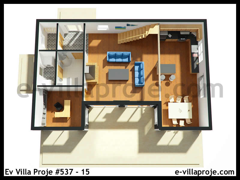 Ev Villa Proje #537 – 15 Ev Villa Projesi Model Detayları