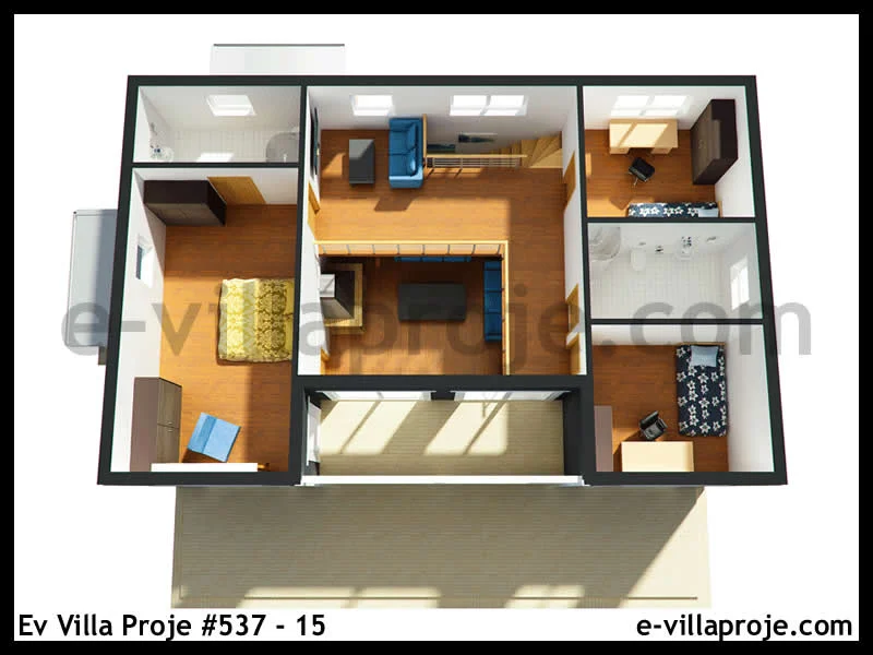 Ev Villa Proje #537 – 15 Ev Villa Projesi Model Detayları
