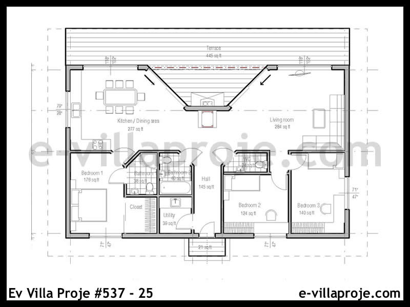 Ev Villa Proje #537 – 25 Ev Villa Projesi Model Detayları