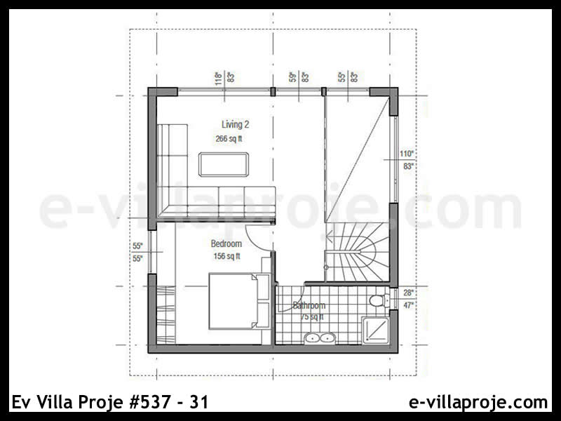 Ev Villa Proje #537 - 31 Çelik Ev Projesi - Görsel 4