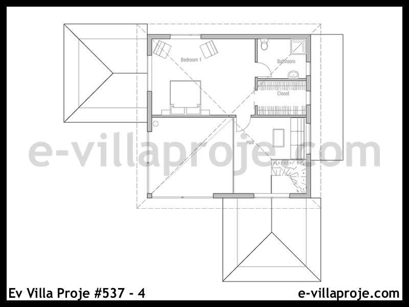 Ev Villa Proje #537 – 4 Ev Villa Projesi Model Detayları