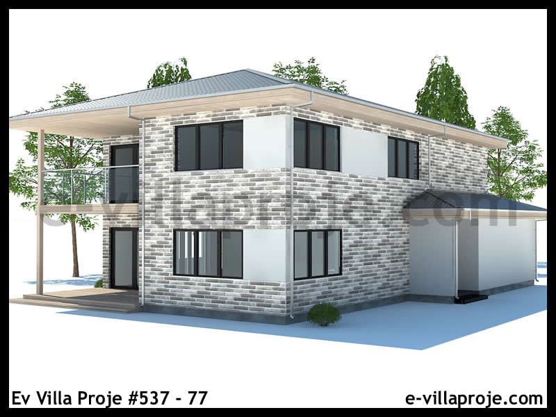 Ev Villa Proje #537 – 77 Ev Villa Projesi Model Detayları