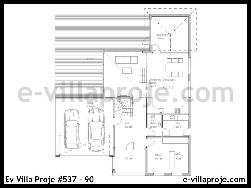 Ev Villa Proje #537 – 90 Ev Villa Projesi Model Detayları