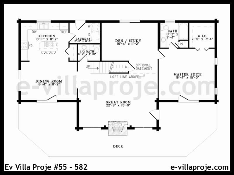 Ev Villa Proje #55 – 582 Ev Villa Projesi Model Detayları