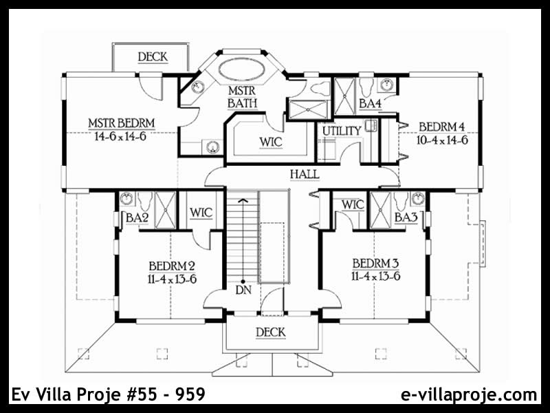 Ev Villa Proje #55 – 959 Ev Villa Projesi Model Detayları
