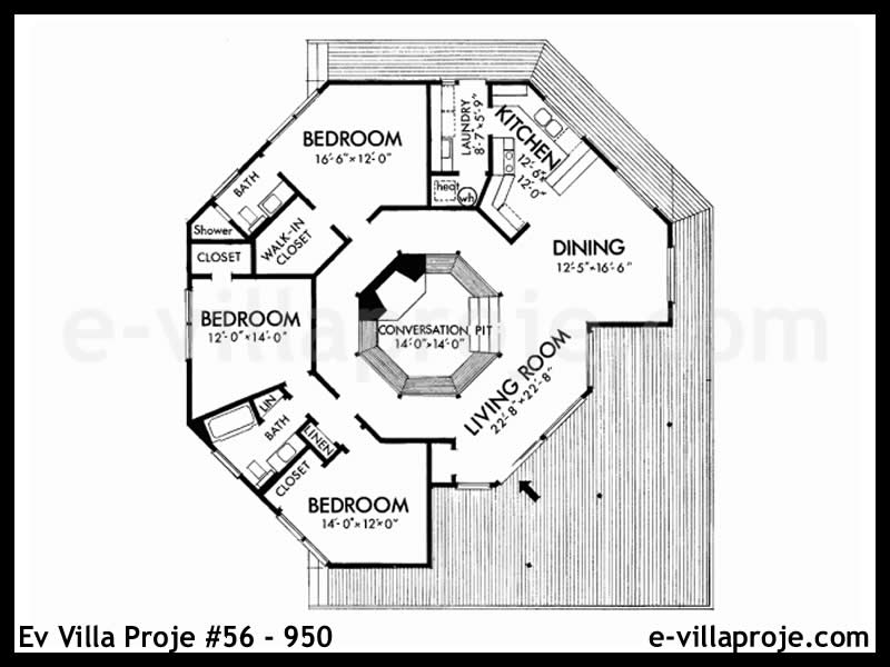 Ev Villa Proje #56 – 950 Ev Villa Projesi Model Detayları