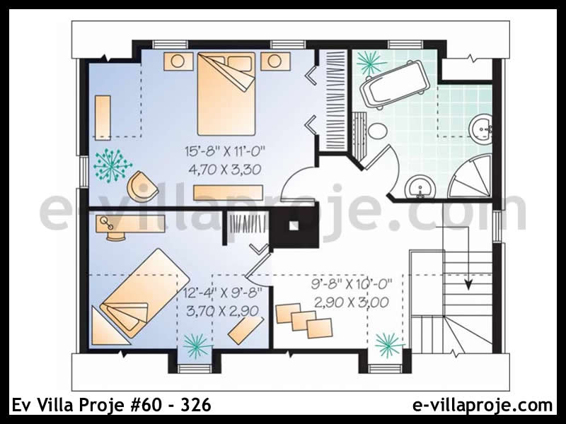 Ev Villa Proje #60 – 326 Ev Villa Projesi Model Detayları