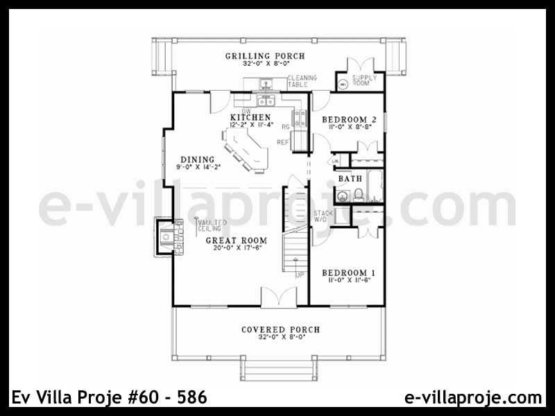 Ev Villa Proje #60 – 586 Ev Villa Projesi Model Detayları