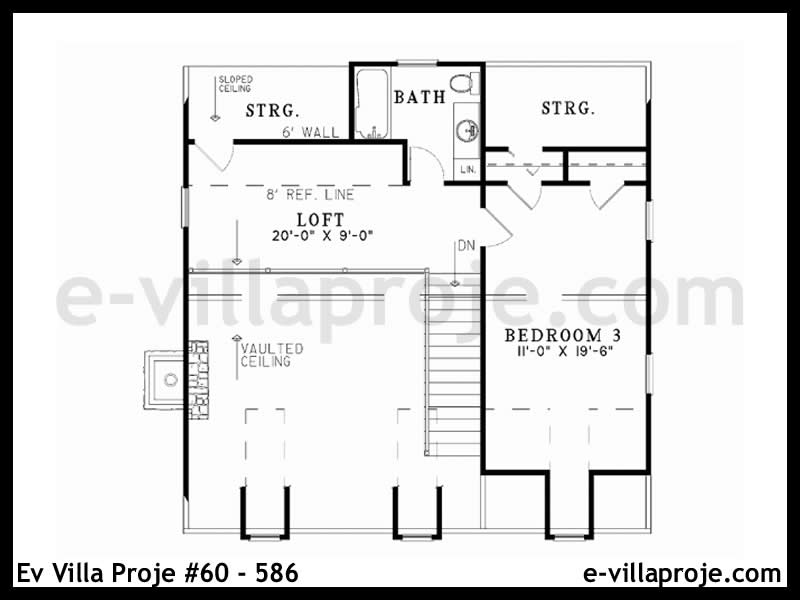 Ev Villa Proje #60 – 586 Ev Villa Projesi Model Detayları